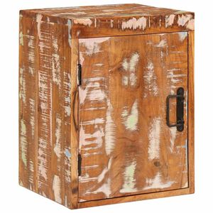 vidaXL Bedside Table Brown 35 x 33 x 48 cm Solid Reclaim wood