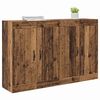 vidaXL Wall-mounted Cabinet 2 pcs Old Wood 69.5 x 34 x 90 cm