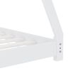 vidaXL Kids Bed Frame White Solid Pine Wood 90x200 cm