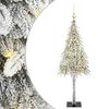 vidaXL Christmas Tree with 150 LEDs White 120 cm PE and Steel