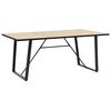 vidaXL Dining Table Oak 200x100x75 cm MDF