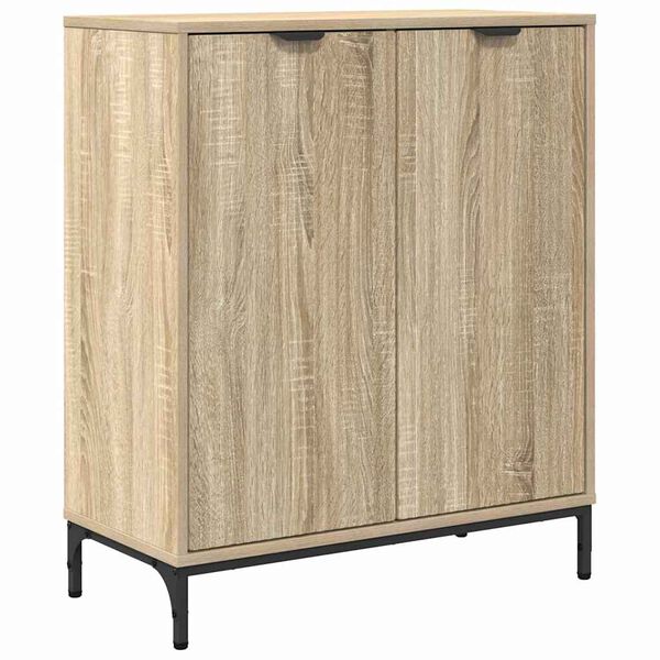 vidaXL Sideboard Sonoma Oak 69.5 x 33 x 82 cm Engineered Wood