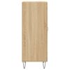 vidaXL Sideboard Sonoma Oak 34.5x34x90 cm Engineered Wood