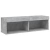 vidaXL 5 Piece TV Wall Units with LED Concrete Grey Engineered Wood
