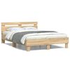 vidaXL Bed Frame without Mattress Sonoma Oak 135x190 cm Double