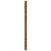 vidaXL Wall Headboard Honey Brown 156x3x63 cm Solid Wood Pine