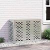 vidaXL Air Conditioner Cover Silver 110 x 50 x 80 cm Galvanised Steel