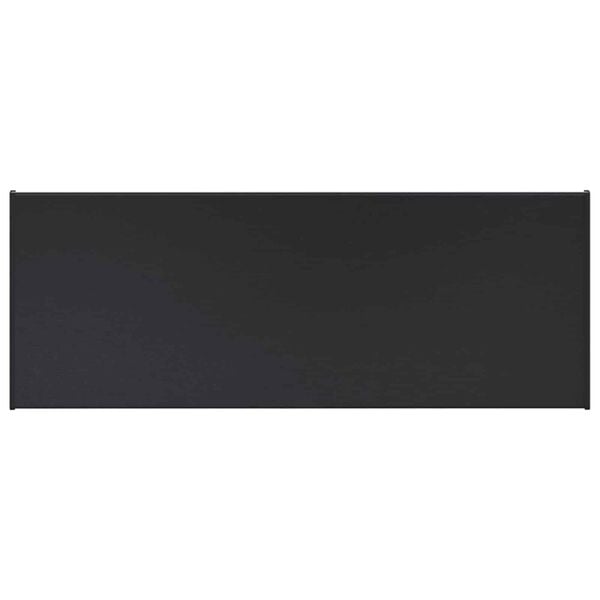 vidaXL Window Sill Anthracite with Wood Grain 100 x 35 x 4.5 cm PVC