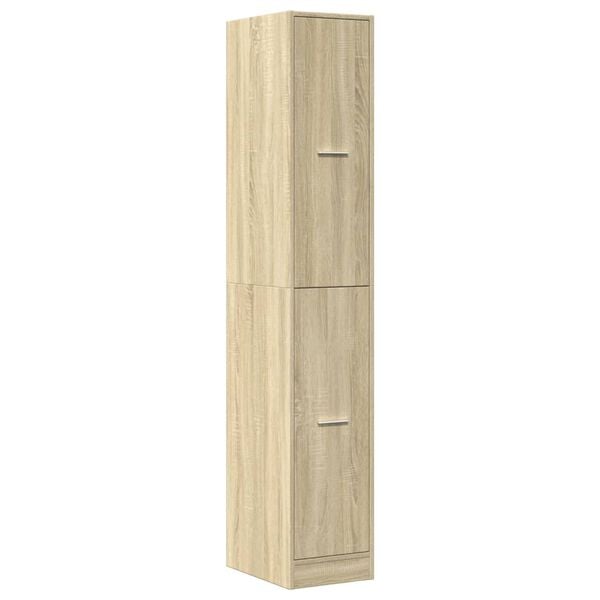 vidaXL Apothecary Cabinet&nbsp;Sonoma Oak 30x41x174.5 cm Engineered Wood