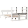 vidaXL Bookcase Bed without Mattress White 120x200 cm Solid Wood Pine