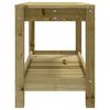 vidaXL Garden Bench 82.5x35x45 cm Impregnated Wood Pine