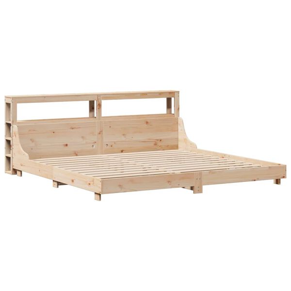 vidaXL Bed Frame without Mattress 180x200 cm Super King Solid Wood Pine