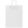 vidaXL Paper Bags 250 pcs with Handles White 32x12x42 cm