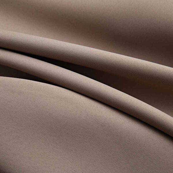 vidaXL Blackout Curtains with Metal Rings 2 pcs Taupe 140x175 cm