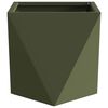 vidaXL Planter Olive Green 30 x 30 x 30 cm Steel