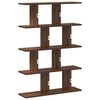 vidaXL Wall Cube Shelf 12 Compartments Brown Oak Engineered Wood