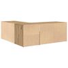 vidaXL Corner Cabinet Artisian Oak 200x40x45 cm Engineered Wood
