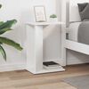 vidaXL End Table White 35 x 25 x 50 cm Engineered Wood