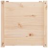 vidaXL Garden Planters 2 pcs 50x50x50 cm Solid Pinewood