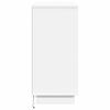 vidaXL LED Sideboard White 71 x 34.5 x 75 cm Engineered Wood