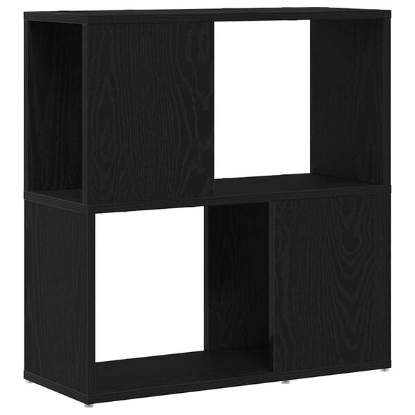 vidaXL TV Cabinet Set Black 60 x 24 x 63 cm Engineered Wood