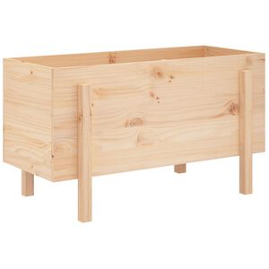 vidaXL Garden Raised Bed 101x50x57 cm Solid Wood Pine