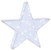 vidaXL 3D Christmas Star 50 LEDs Cold White 55 x 53.5 x 10 cm