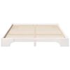 vidaXL Bed Frame White 160 x 210 cm Solid Pine Wood