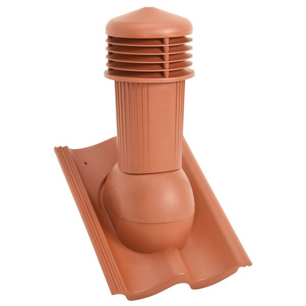 vidaXL Roof Ventilator Red