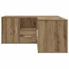 vidaXL Corner Cabinet Artisian Oak 160x40x45 cm Engineered Wood