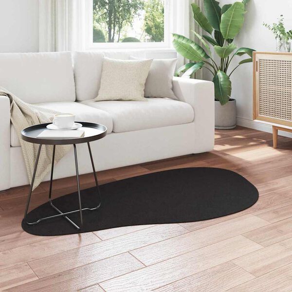 vidaXL Area Rugs HUARTE Black 80 x 150 cm Polyester