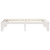vidaXL Bed Frame White 80 x 200 cm Solid Pine Wood