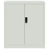 vidaXL File Cabinet Light Grey 79x40x90 cm Steel