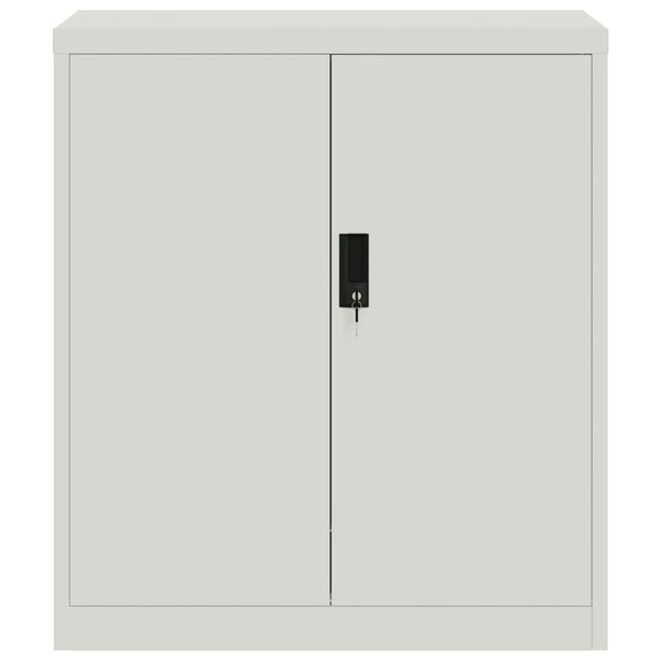 vidaXL File Cabinet Light Grey 79x40x90 cm Steel