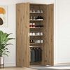 vidaXL Shoe Cabinet Artisan Oak 80 x 39 x 178 cm Engineered Wood