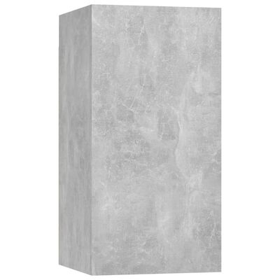 vidaXL TV Cabinet Concrete Grey 30.5x30x60 cm Engineered Wood