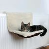 TRIXIE Radiator Pet Bed Plush Cream and Brown 43141