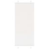 vidaXL Pleated Blind White 85x200 cm Fabric Width 84.4 cm Polyester