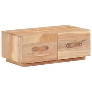 vidaXL Coffee Table | Natural wood | Solid Reclaimed Wood | 90x50cm