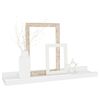 vidaXL Wall Shelves 4 pcs High Gloss White 40x9x3 cm
