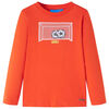 Kids' T-shirt with Long Sleeves Bright Orange 104