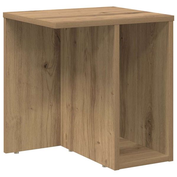 vidaXL End Table Artisan Oak 37 x 32 x 40 cm Engineered Wood