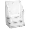 Europel Brochure Holder 3xA4 Clear Acrylic
