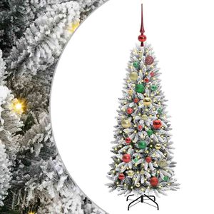 vidaXL Artificial Christmas Tree with 150 LEDs with Stand White 120 cm