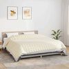 vidaXL Weighted Blanket Light Cream 220x260 cm 15 kg Fabric