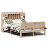 vidaXL Bookcase Bed without Mattress 160x200cm Solid Wood Pine
