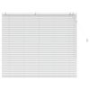vidaXL Venetian Blind White 145 x 130 cm 35 mm Solid Paulownia Wood