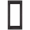 vidaXL Planter Black 40x80x80 cm Steel