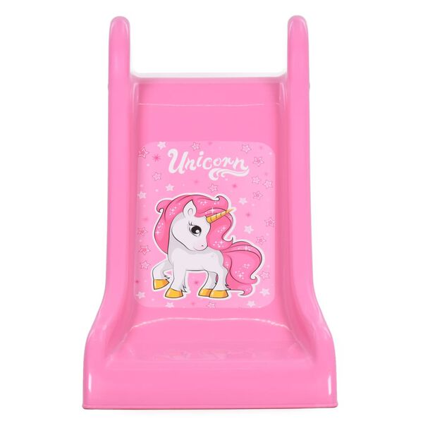 vidaXL Slide for Kids Foldable 111 cm Pink