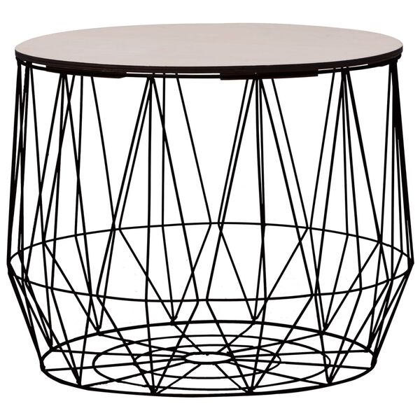 vidaXL Coffee Table 2 pcs Black